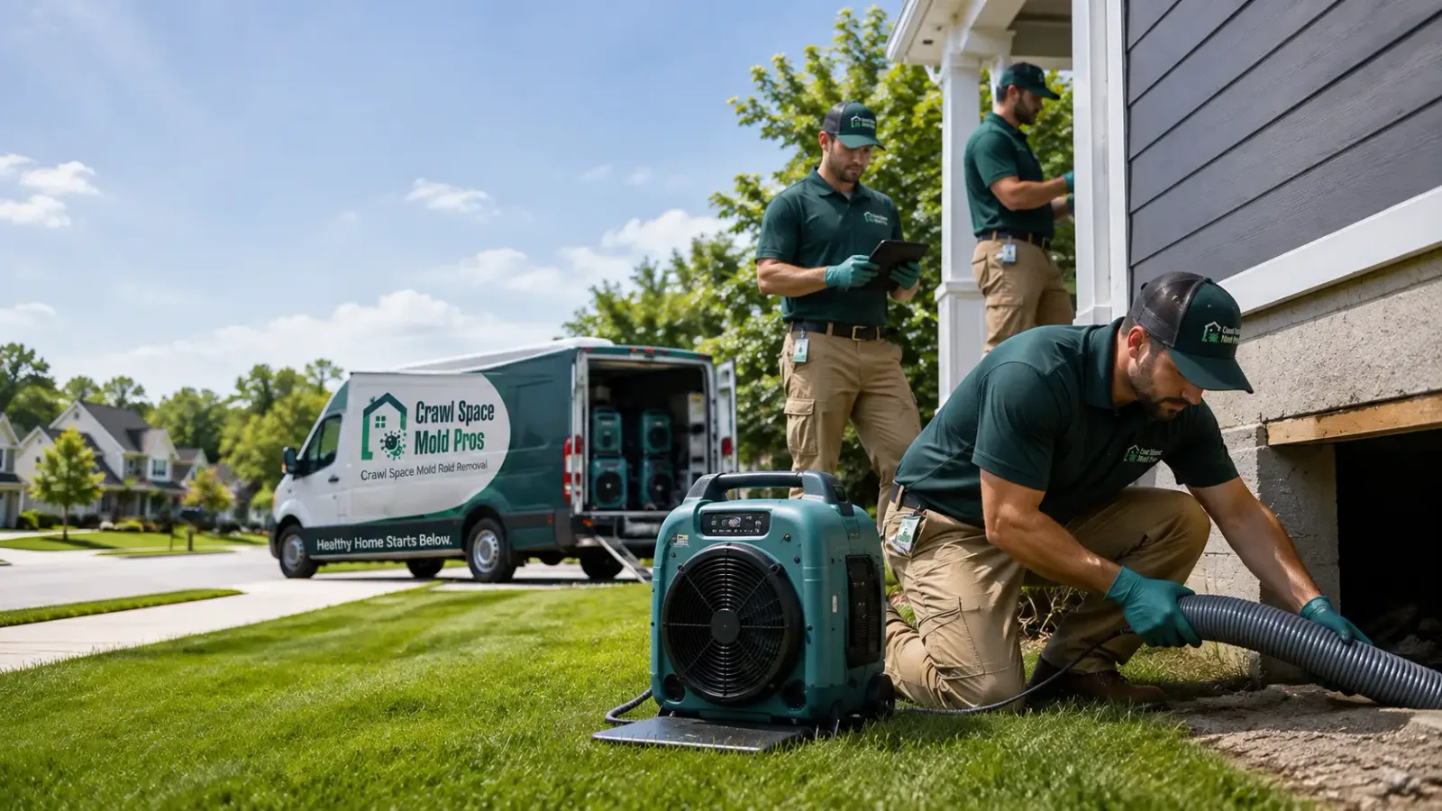 Crawl Space Mold Removal in Stafford, KS